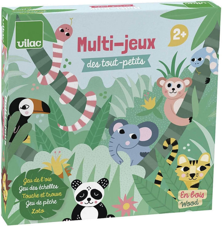 Coffret multi-jeux en bois : Multi-Jeux des tout-petits Iceland Michelle Carlslund