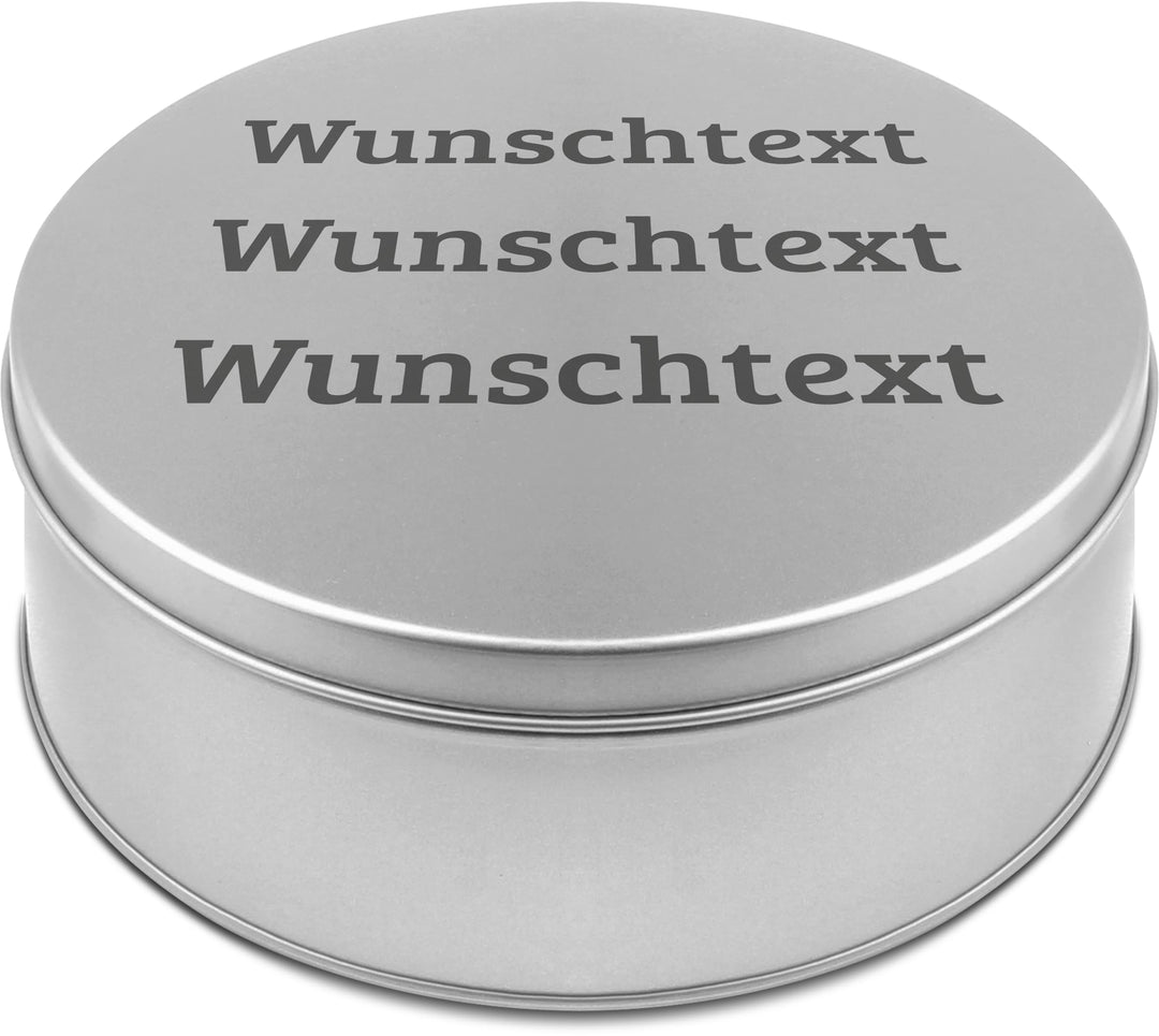 printplanet® - XL Keksdose personalisiert - Keks-Dose mit eigenem Wunschtext personalisieren - Plätz