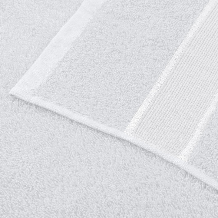 Mixibaby Handtuch 6er Set 2X Duschtuch 2X Handtuch 2X Gästetuch 100% Baumwolle Frottee, Farbe:Weiss