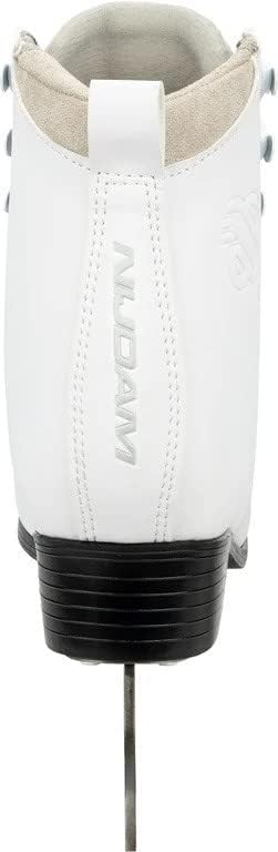 Nijdam Schreuders Sport Semi-Softboot Inlineskate 52 Schwarz/Grau/Gelb 41 EU Weiss, 41 EU Weiss