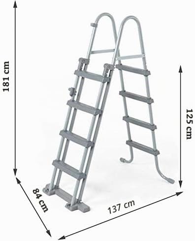 Bestway Poolzubehör Sicherheitsleiter, 122 cm, 122 cm