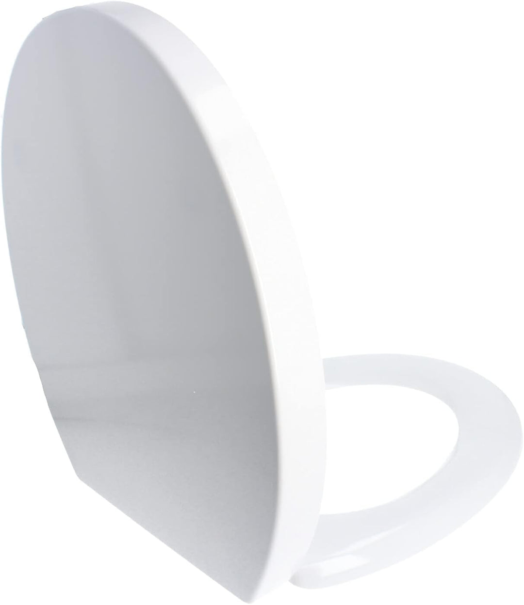 Hydroland Absenkbarer Toilettendeckel D1 Prestige Antibakteriell Oval Weiss | WC Sitz mit Absenkauto