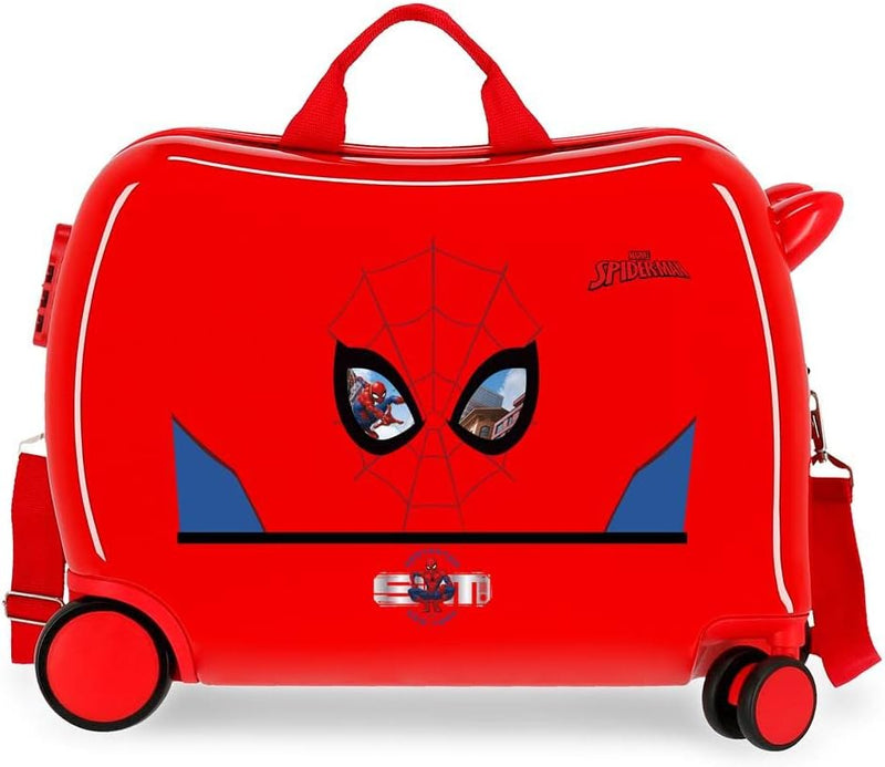 Marvel Spiderman Protector Kinderkoffer Rot 50 x 39 x 20 cm Starres ABS Seitliches Zahlenschloss 34
