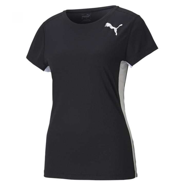 PUMA Cross The Line 2.0 T-Shirt Training Damen Damen Schwarz L, Schwarz L