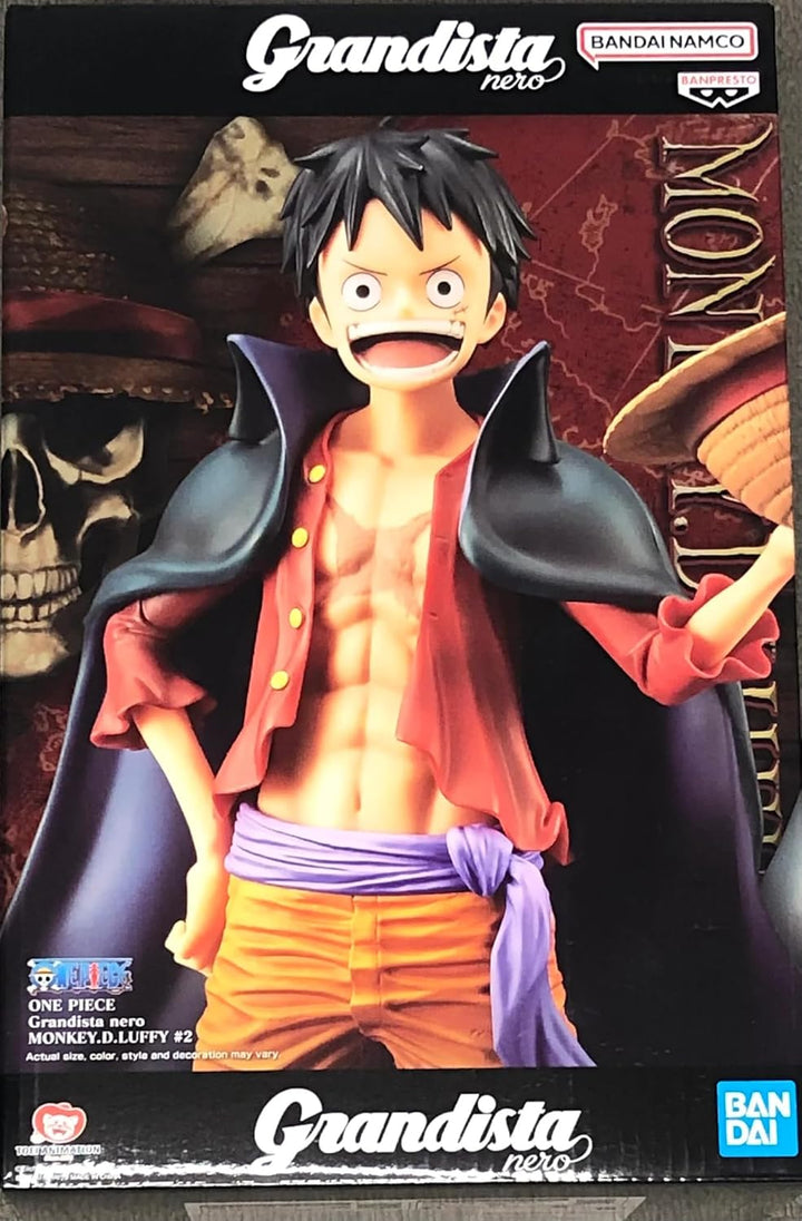 Banpresto ONE Piece - Monkey .D.Luffy - Figurine Grandista Nero 27cm