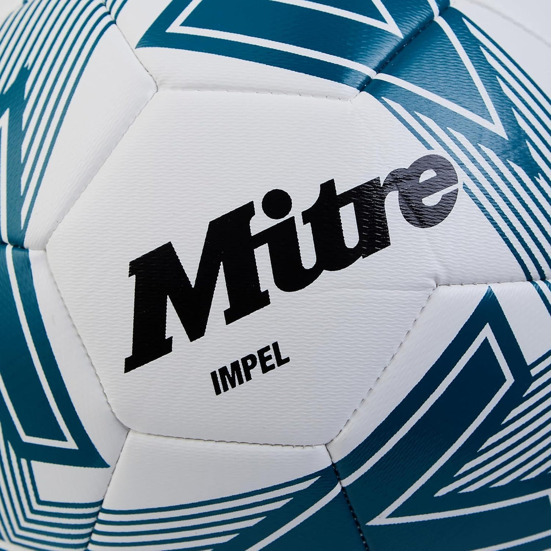 Mitre Impel Fussball Weiss/Pitch Green/Schwarz 4 Impel ohne Ballpumpe, Weiss/Pitch Green/Schwarz 4 I