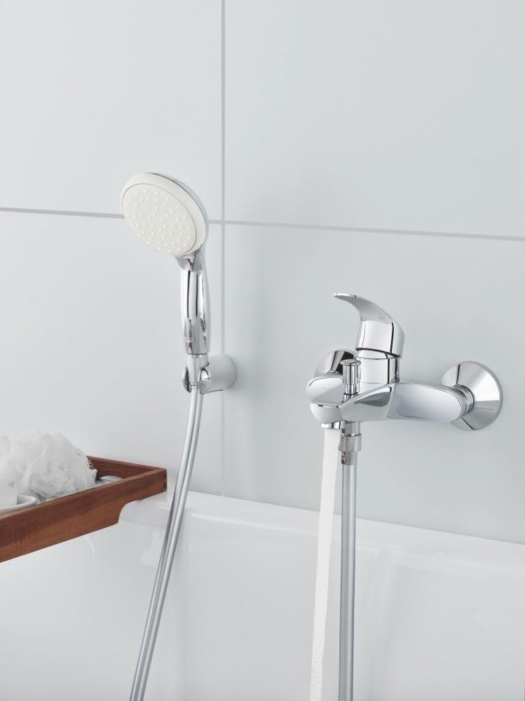 Grohe 27923001 Tempesta 100 Handbrause 1 Strahlart, chrom Mit Wassersparfunktion 9,5 L/Min. contempo