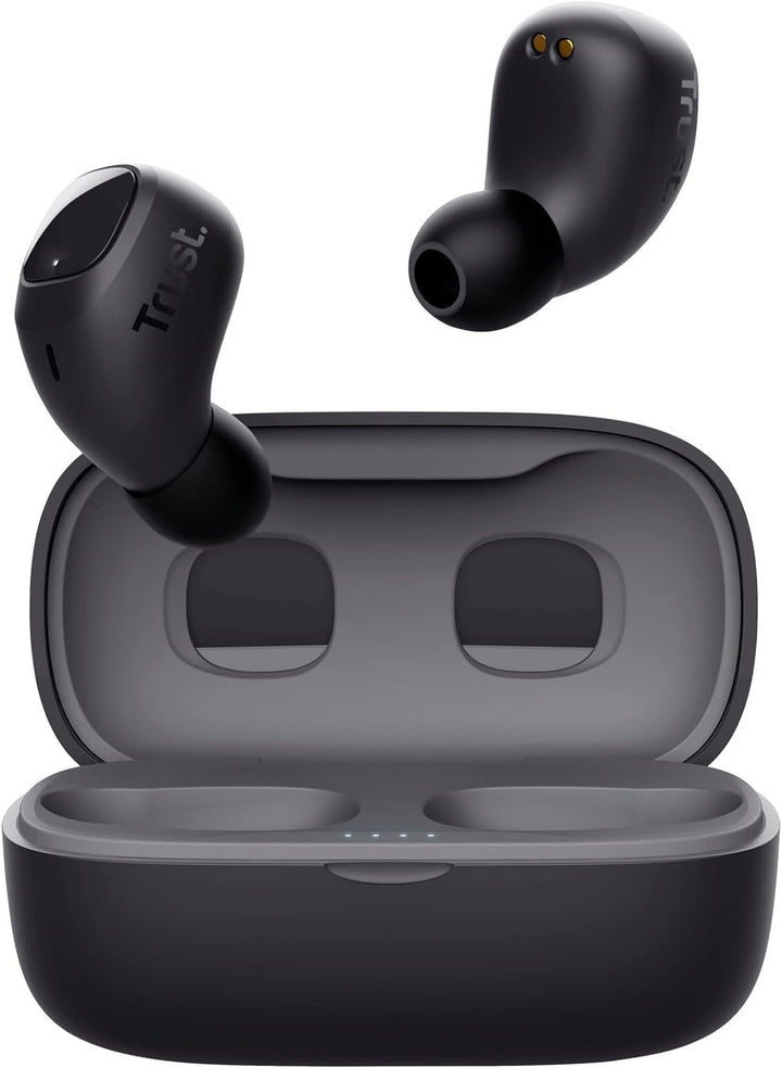 Trust Mobile Nika Compact Bluetooth Kopfhörer, In-Ear Kabellose Ohrhörer, Earbuds mit Ladecase, TWS,