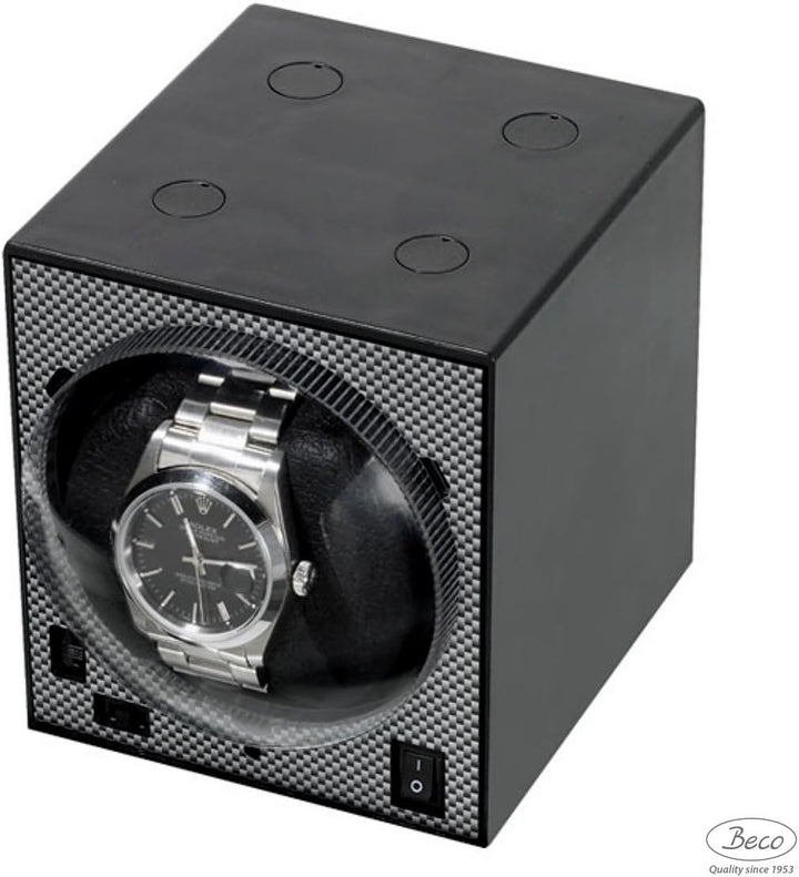 Uhrenbeweger Boxy Classic CARBON EDITION PRO2 - erweiterbares Uhrenbeweger System