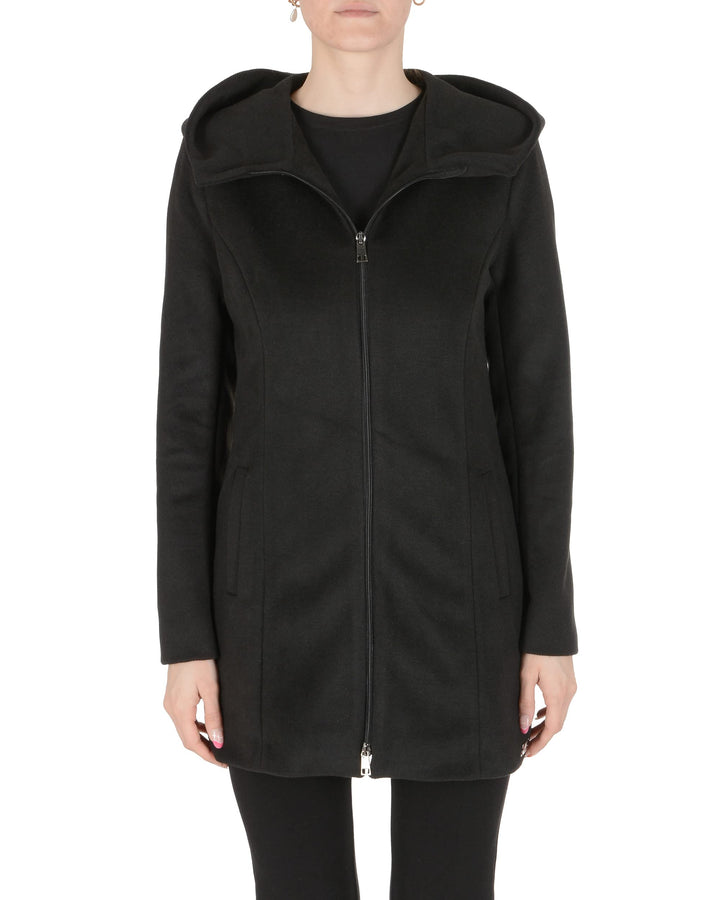19V69 ITALIA Damen Neve Kapuzenpullover XL Schwarz, XL Schwarz