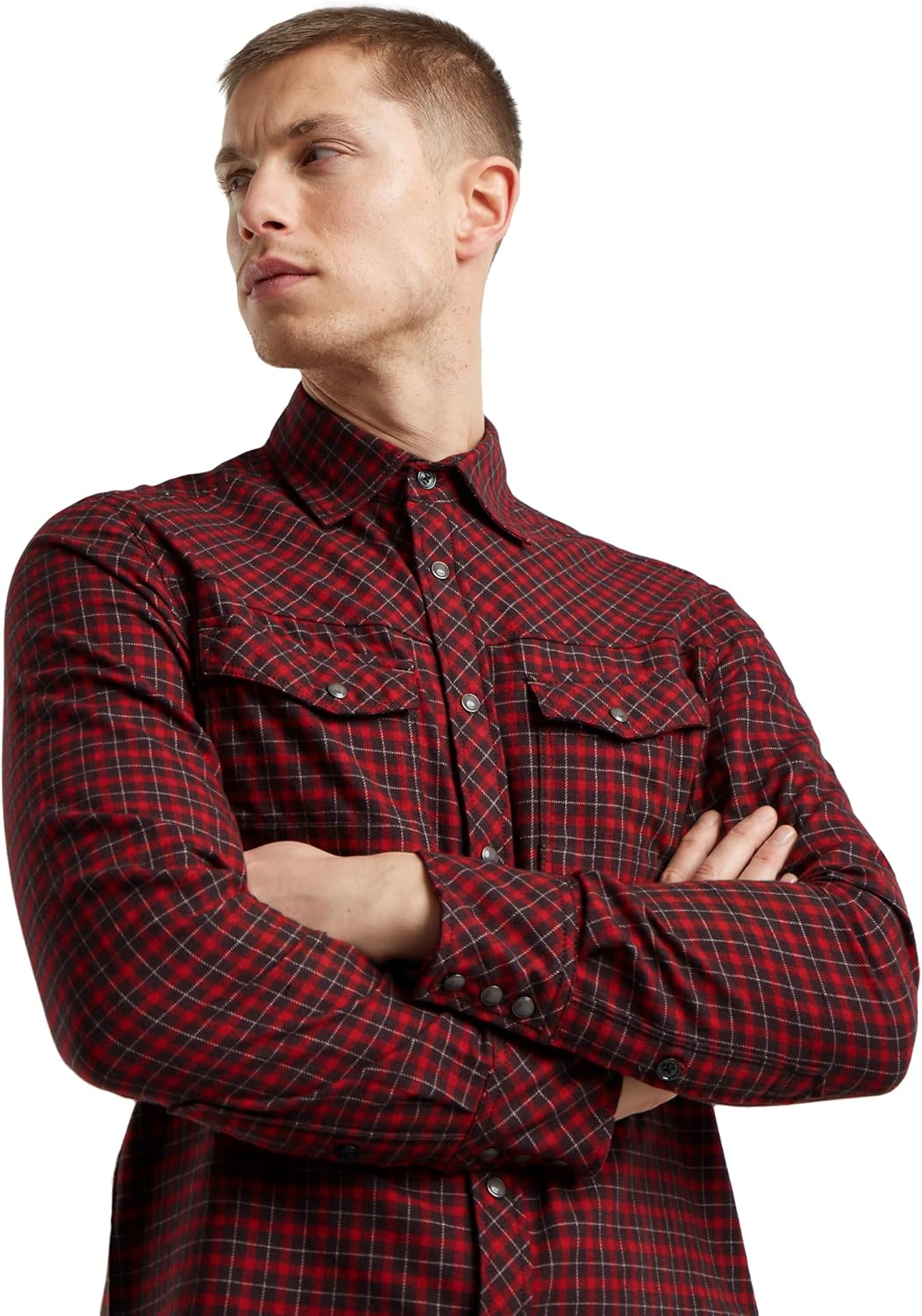 G-Star RAW Herren Dakota Slim Shirt L Mehrfarben (Baron Chibi Check D25223-d818-g907), L Mehrfarben