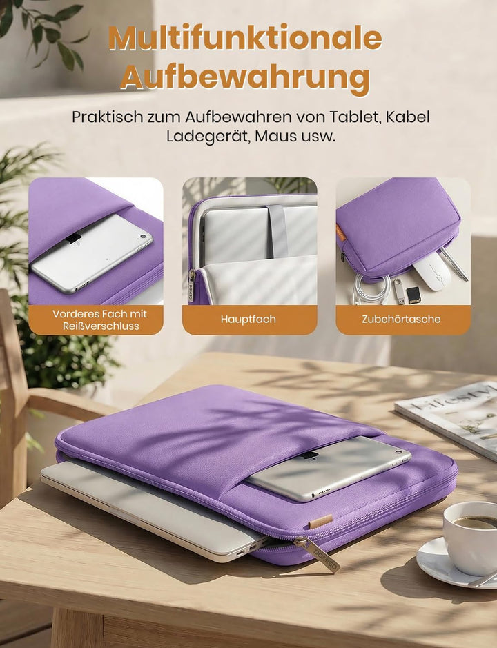 DOMISO 16 Zoll Laptop Tasche Hülle Notebook Case Schutzhülle Wasserdicht Laptophülle Stossfest Lapto