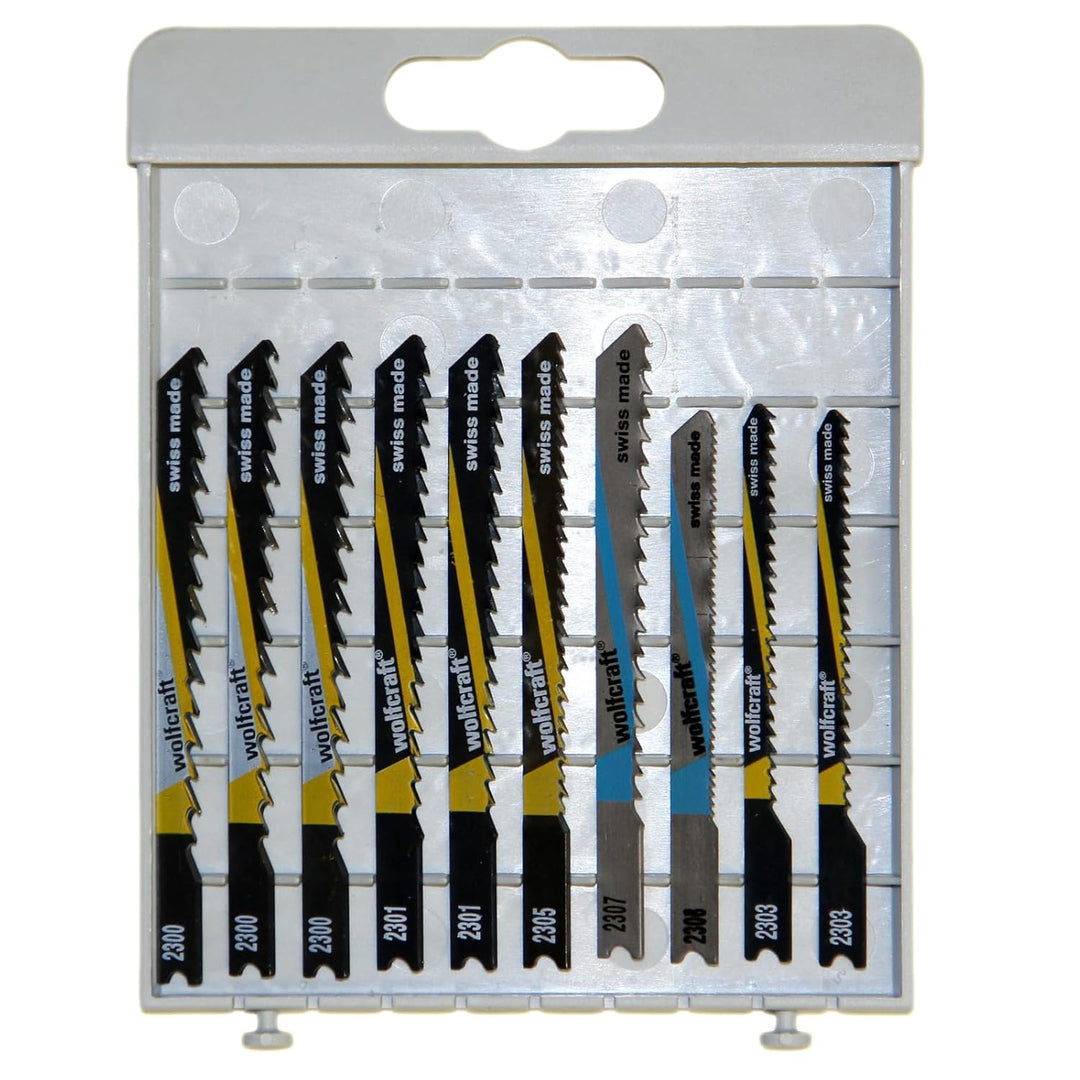 Stichsägeblätter Set 20-teilig, Swiss Made, für Holz (HCS) & Metall (HSS), U-Schaft-Aufnahme, kompat
