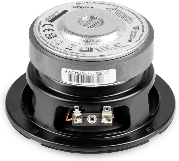 Vonyx WPP10 HiFi Basslautsprecher 4" 10cm 50W - Schwarz