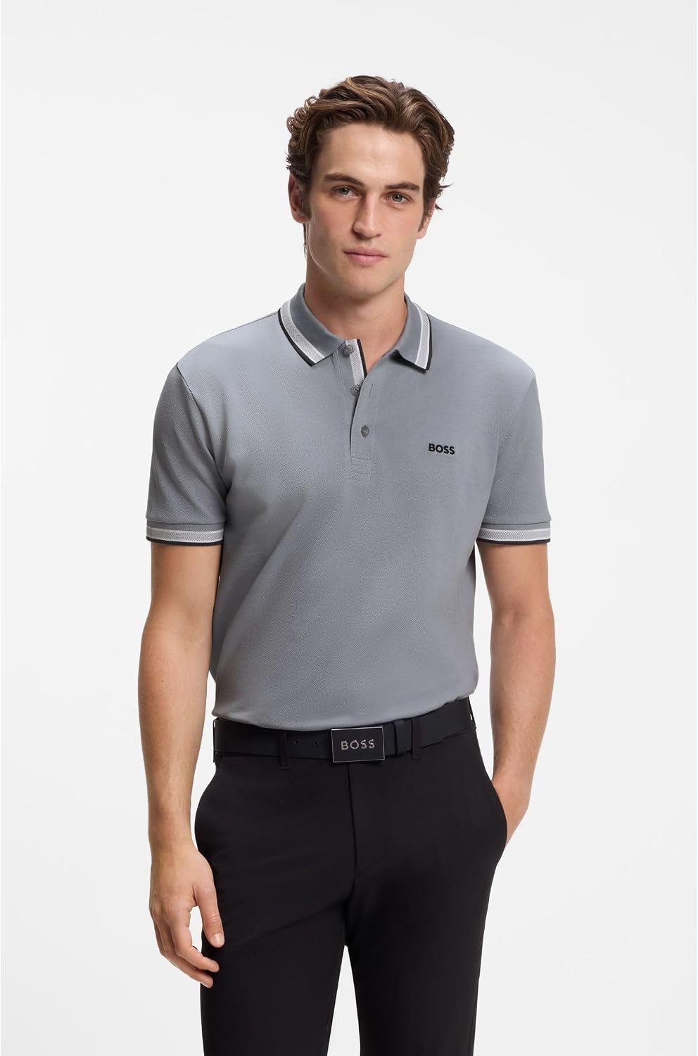 BOSS Herren Paddy Polo XS 026dark Grey, XS 026dark Grey