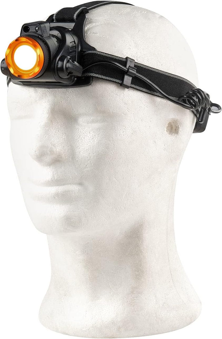 KryoLights Kopflampe: Akku-Stirnlampe, Gesten-Steuerung, Cree-T6-LED, 580 lm, 10W, 2.200mAh (Kopfleu