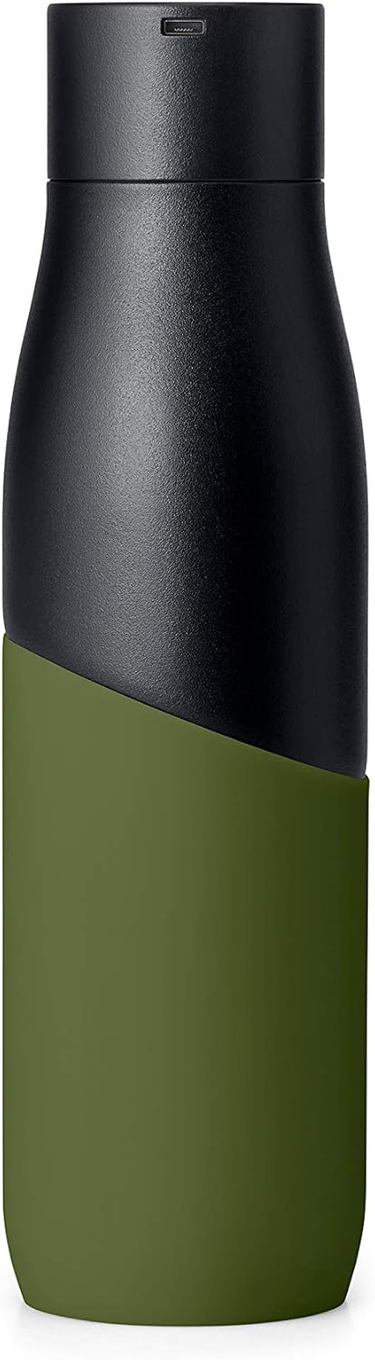 LARQ Movement PureVis 710ml – UV-selbstreinigende Edelstahlflasche mit Silikonhülle | Leicht, stossf