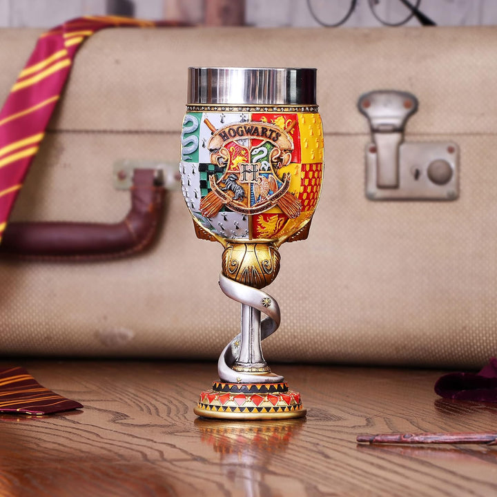 Nemesis Now Harry Potter Golden Snitch Quidditch Collectable Goblet, Kunstharz, Gelb, 1 Stück (1er P