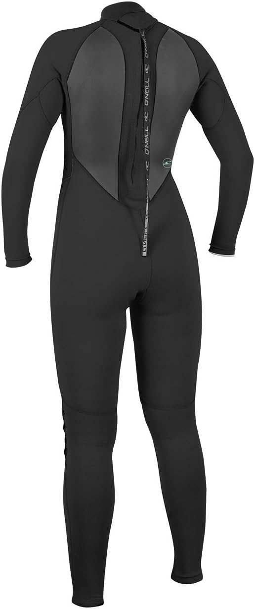 O'Neill Wetsuits Women's Reactor-2 3/2mm Back Zip Full Wetsuit 42 Schwarz (Black), 42 Schwarz (Black