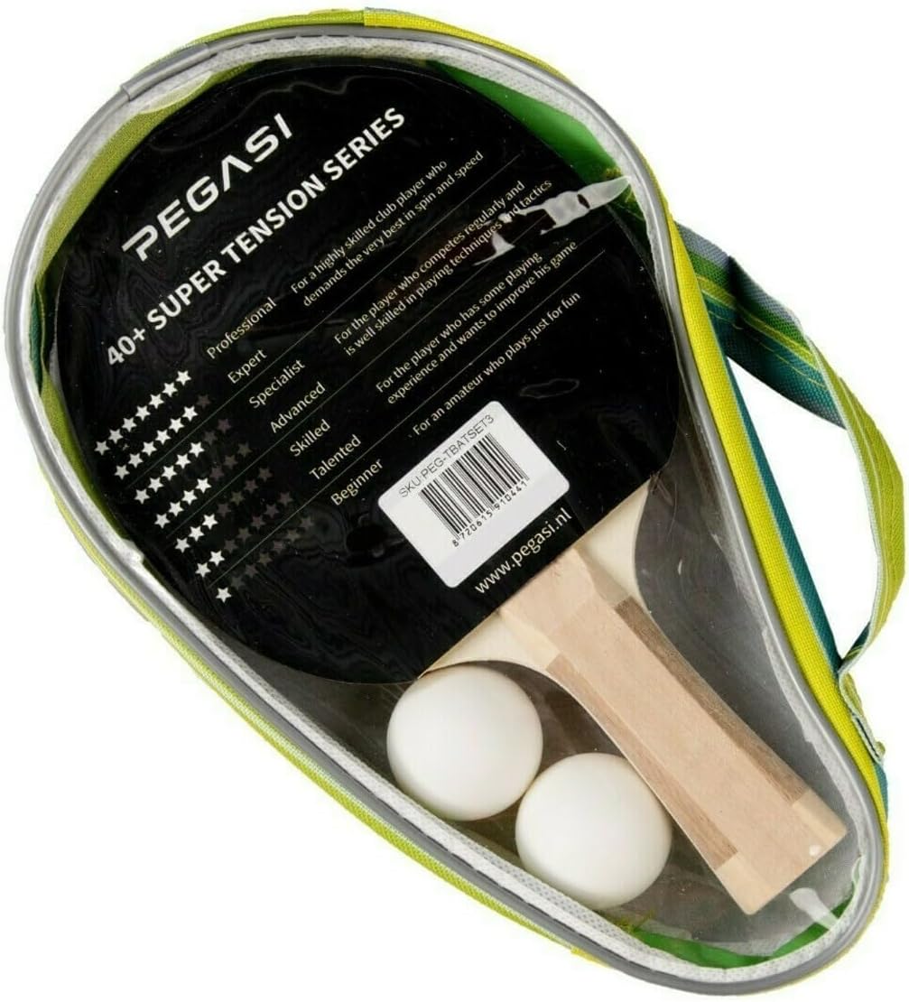 Pegasi Tischtennisschlägerset 2/3/4 Sterne - Tischtennisschläger - Tischtennisschlaeger - 2 Table Te