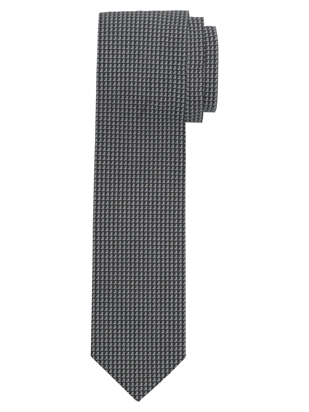 OLYMP Herren Krawatte Krawatte,Einfarbig,medium, Grau 62