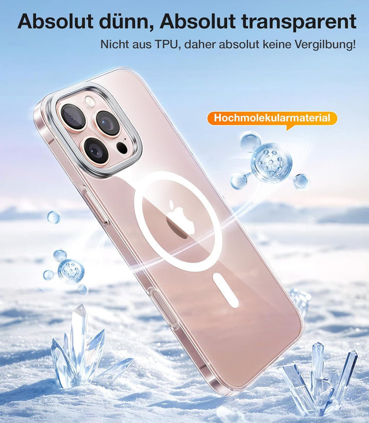 TORRAS Ultra Dünn für iPhone 16 Pro Max Hülle für MagSafe [Nr. 1 Magnetkraft] Handyhülle iPhone 16 P