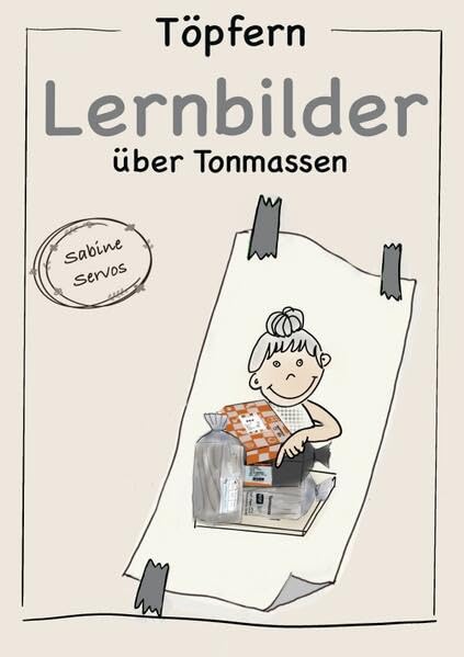 Töpfern Lernbilder von Sabine Servos / Töpfern Lernbilder über Tonmassen, Spiralbindung