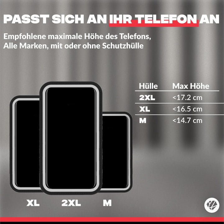 Shapeheart französische Innovation, Magnetische Fahrrad-Handyhalterung mit Abnehmbarer wetterfester