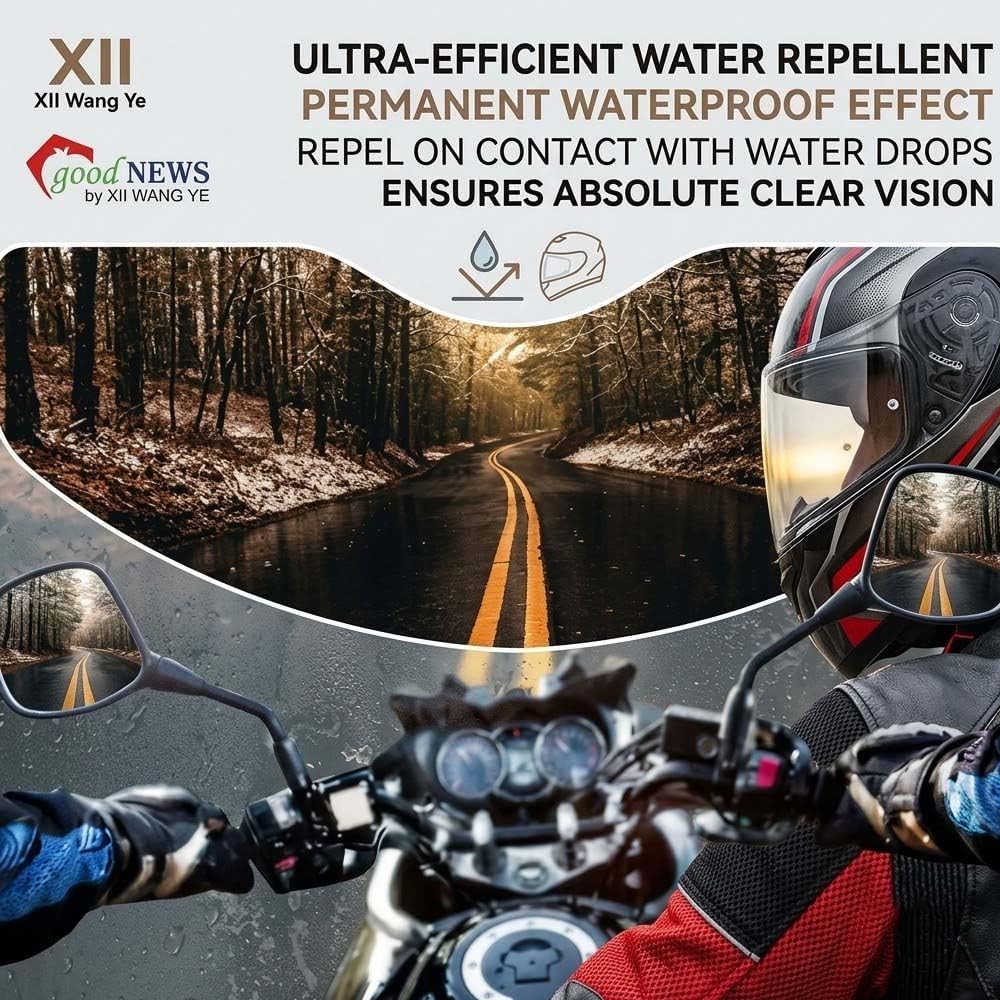 XII WY Motorradhelm-Antibeschlagfolie transparent, Motorradhelm-Visier, universeller Visierschutz, A