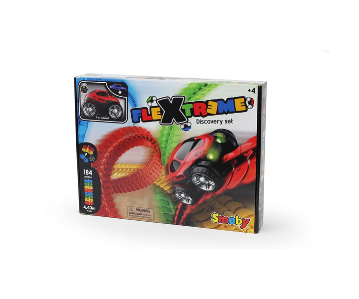 FleXtreme Discovery Set - Autostrecke - 4,40 Meter lang - SMOBY FleXtreme : Entdeckungs-Set