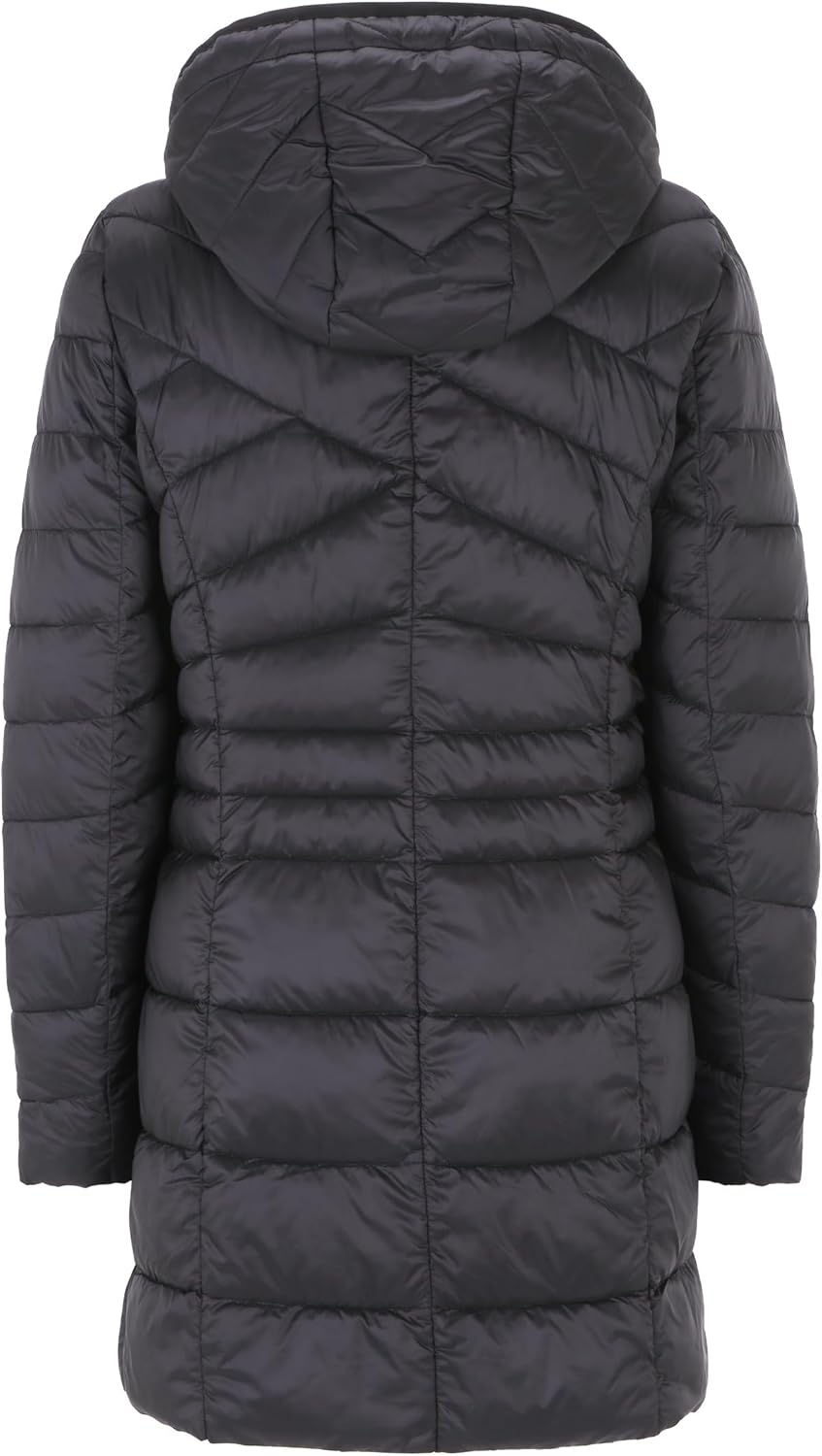 Gil Bret Damen Steppmantel mit Abnehmbarer Kapuze 36 Jet Black, 36 Jet Black