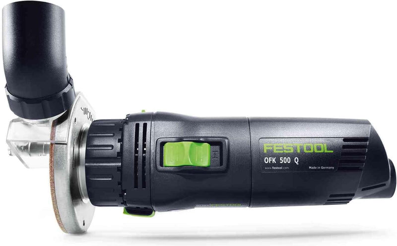 Festool Kantenfräse OFK 500 Q-Plus R3 (mit Abrundfräser, Absaughaube), im Systainer