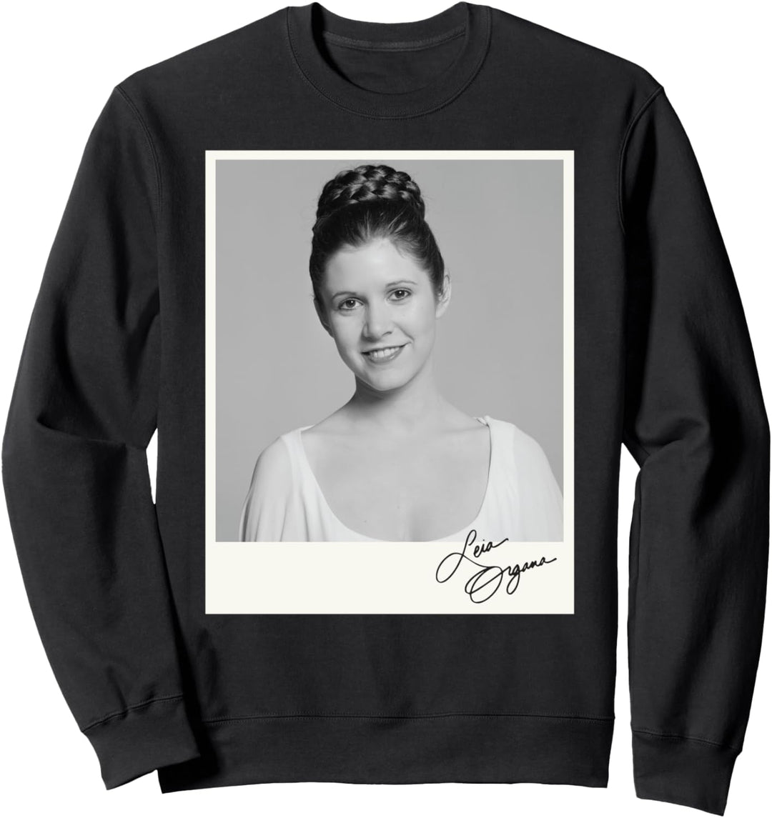 Star Wars Classic Princess Leia Headshot Photo Sweatshirt