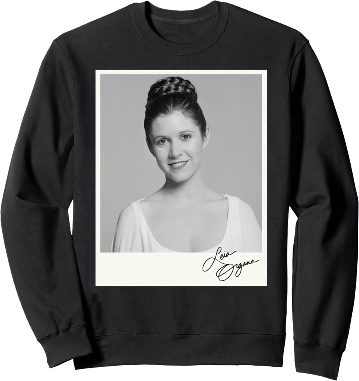 Star Wars Classic Princess Leia Headshot Photo Sweatshirt