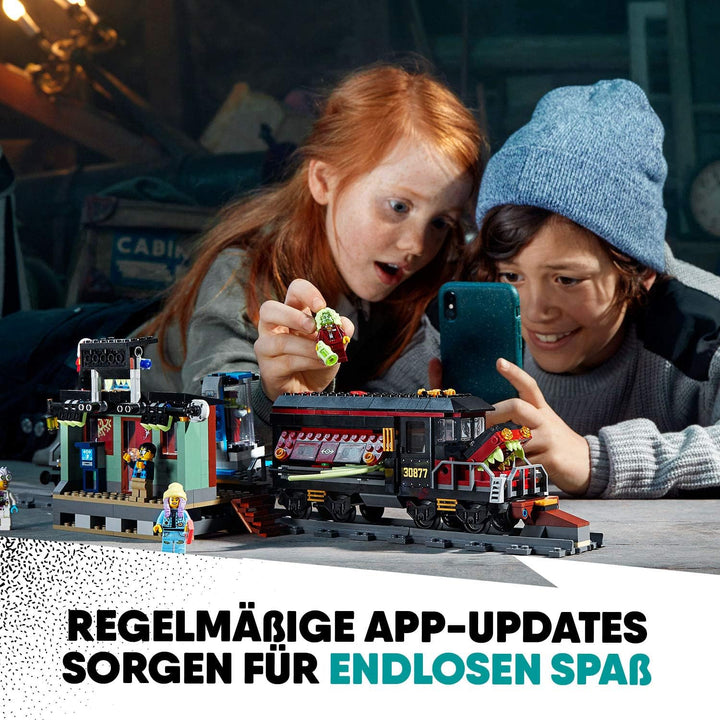 LEGO 70424 Hidden Side Geister-Expresszug Kinderspielzeug, Augmented Reality Funktionen Frustfreie V