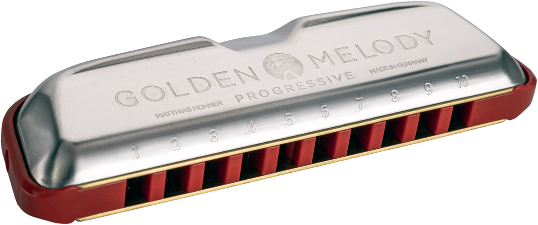 HOHNER Mundharmonika, Golden Melody Progressive, G, G