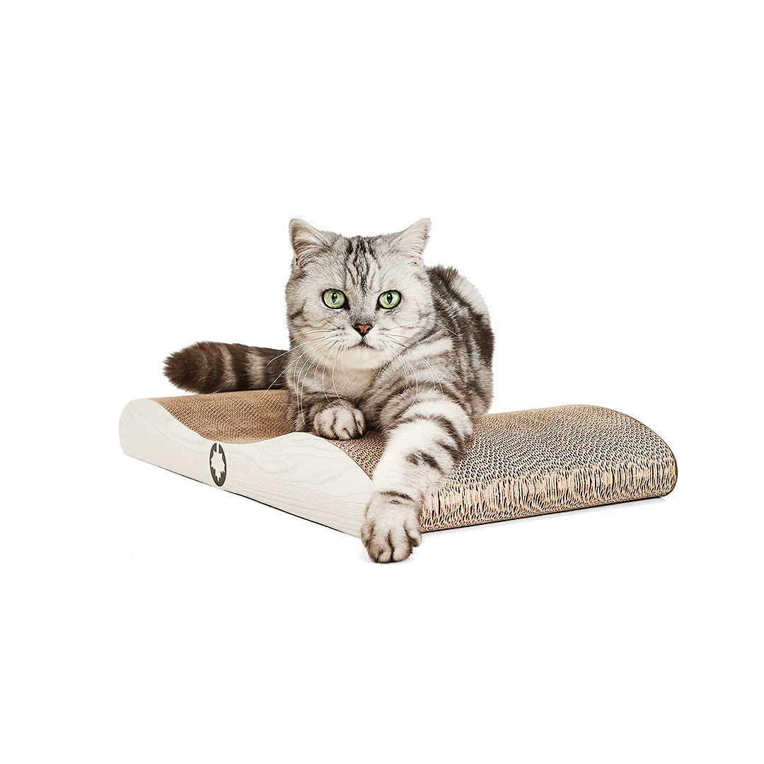 CanadianCat Company | Kratzkarton Comet L | 60 x 29 x 7 cm | Kratzmöbel, Kratzbrett | XL Qualitäts-P