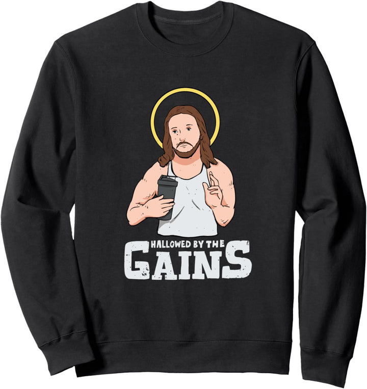 Geheiligt von den Gewinnen Design for God Believer Athlet Sweatshirt