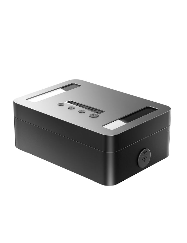 STARSIKI Handy Safe mit Zeitschloss [Abschliessbare Geldkassette] [Schlüsselbox mit Timer] [Selbstdi