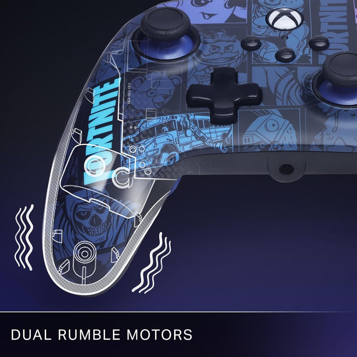 PowerA Kabelgebundener Controller Advantage für Xbox Series X|S - Fortnite: Epischer Sieg, Gamepad,