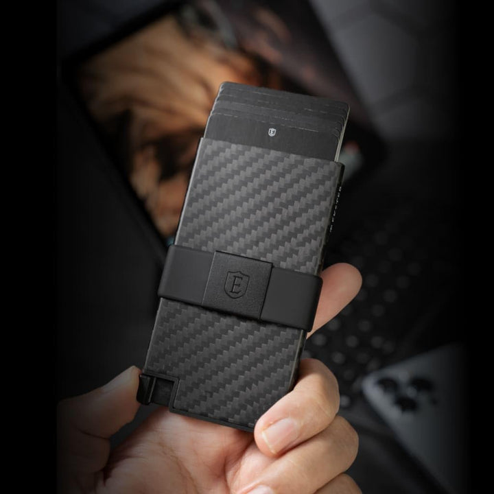 Ekster Carbon Cardholder Smart Wallet gebaut für schnellen Zugriff., Carbon Fiber, Minimalistisch, C