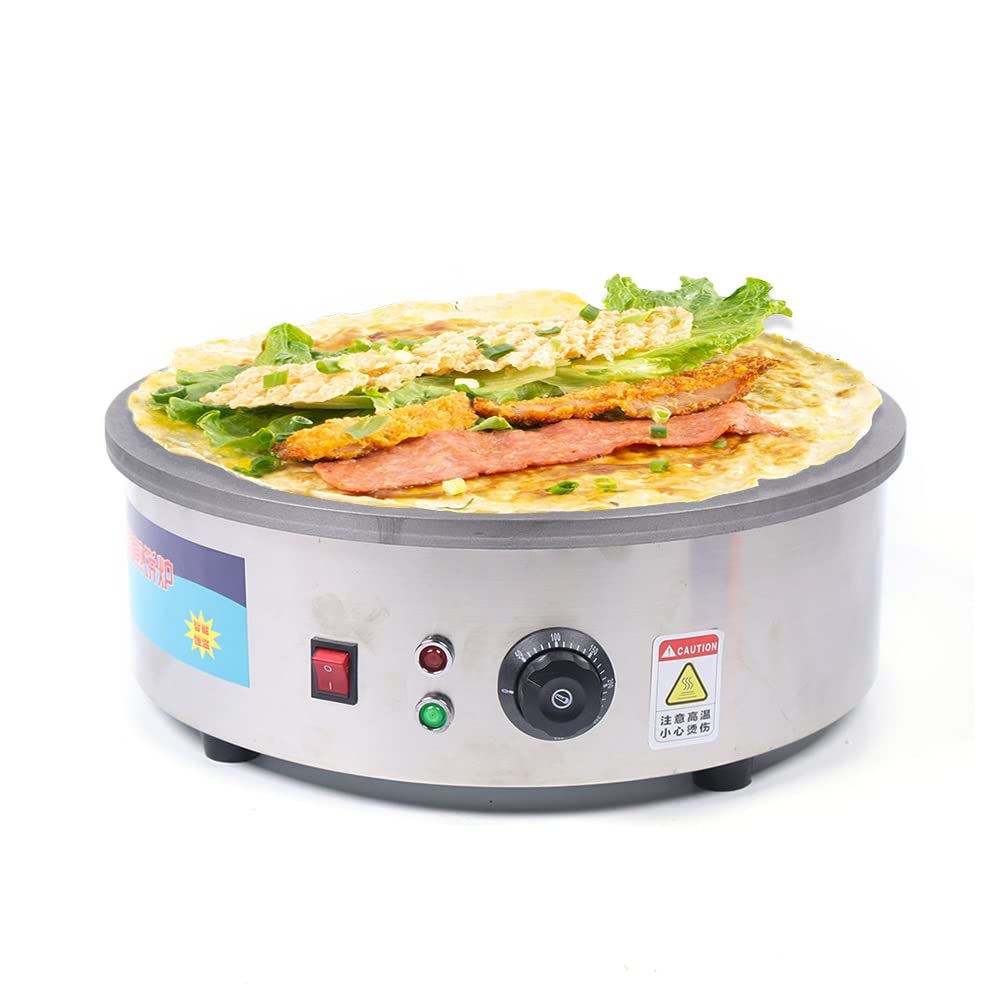 WSIKGHU 2800W Profi Crepes Eisen und Pfannkuchenmachermaschine Profi Crepes Maker Gerät Crepesmaker