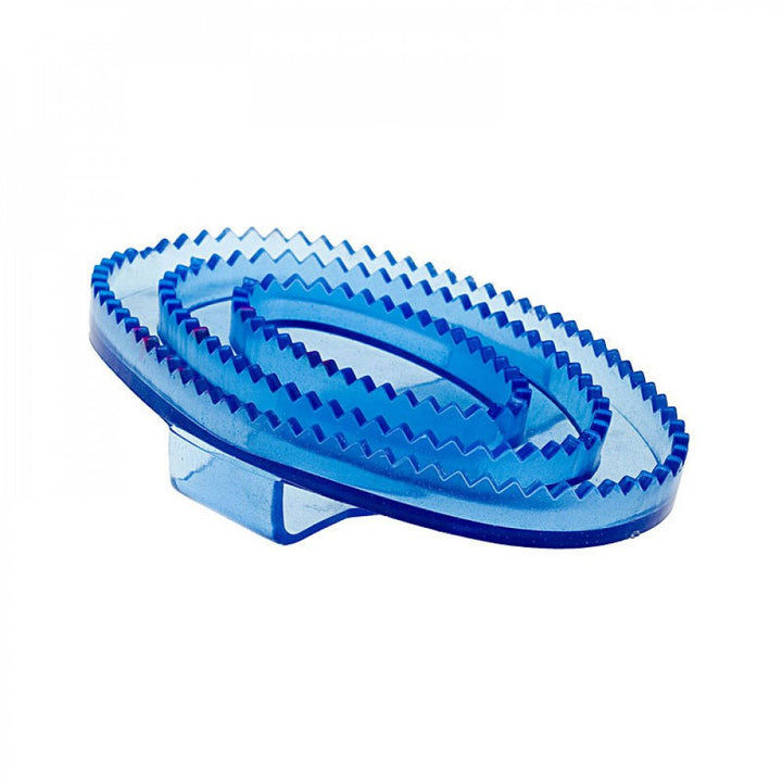 horze Klein Flexibel Transparent Striegel Blau (B) Einheitsgrösse, Blau (B) Einheitsgrösse