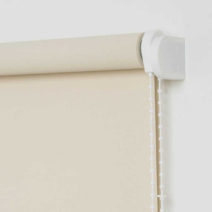 Liedeco® Rollo, Fenster Rollo, Kettenzug-Rollo / 162 x 180 cm (Breite x Höhe), Cream/lichtdurchlässi