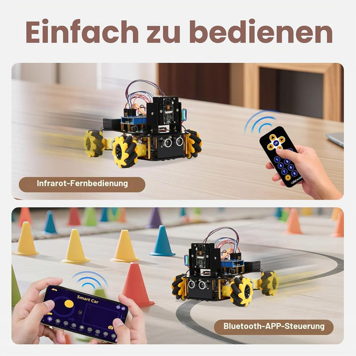ACEBOTT Roboter Spielzeug für Kinder, Roboter Kinder mit 3-MP-Kamera, kompatibel mit Arduino und Scr