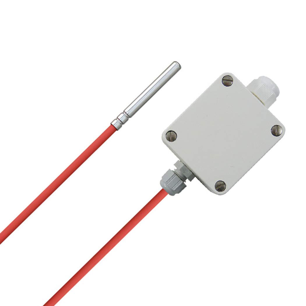 iOVEO 213HS02205 - Temperatur-Messumformer im Gehäuse mit Silikon-Anschlussleitung und Sensor PT1000
