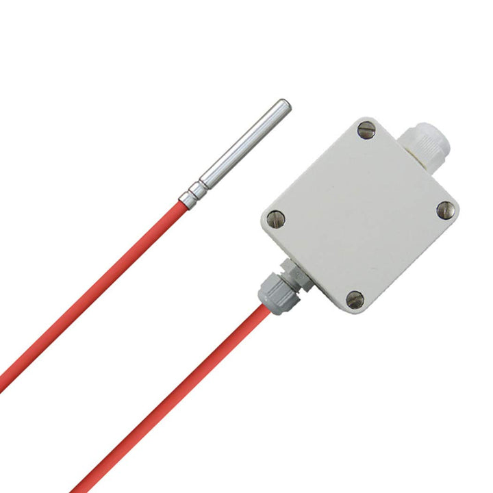 iOVEO 213HS02205 - Temperatur-Messumformer im Gehäuse mit Silikon-Anschlussleitung und Sensor PT1000