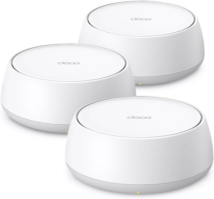 TP-Link Deco BE25 WiFi 7 Mesh WLAN(3 Pack), BE3600 Dual-Band, 2 x 2.5 Gbit/s Port für Jede Einheit,