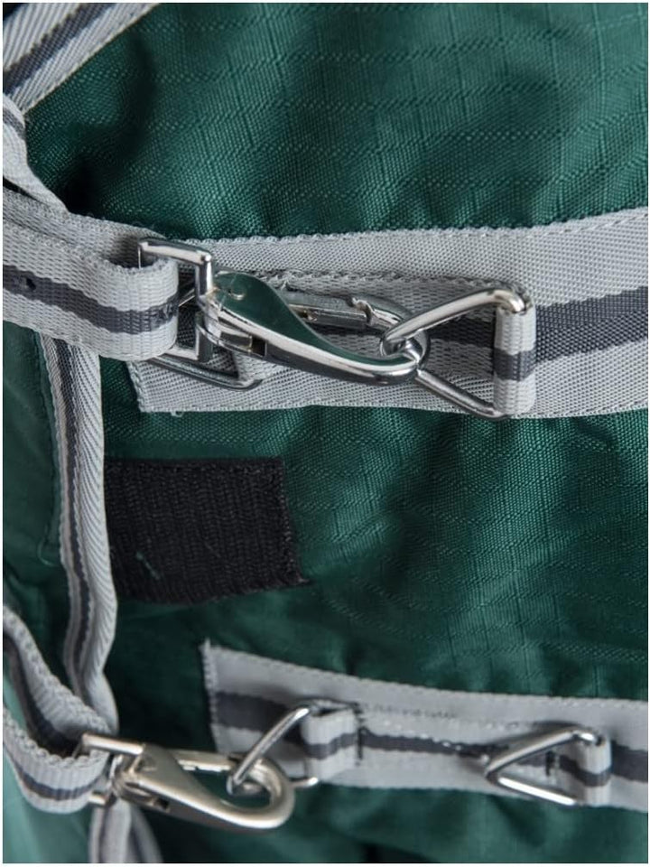 RL24 - Winterdecke 300g Füllung 600D BASICLINE grün 145cm Grün (Altes Modell) 145cm (300g/m² Füllung