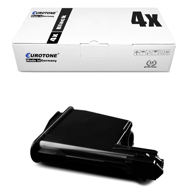 4X Müller Printware Toner für Kyocera FS 1041 1220 1320 MFP ersetzt 1T02M50NL0 TK1115 4x Black, 4x B